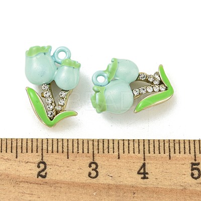 UV Plating Alloy Enamel Pendants FIND-M033-31P-02-1