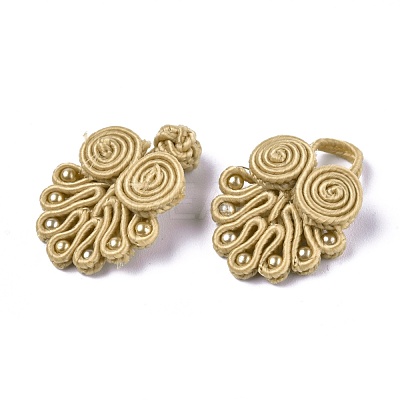 Handmade Chinese Frogs Knots Buttons Sets BUTT-WH0014-29H-1