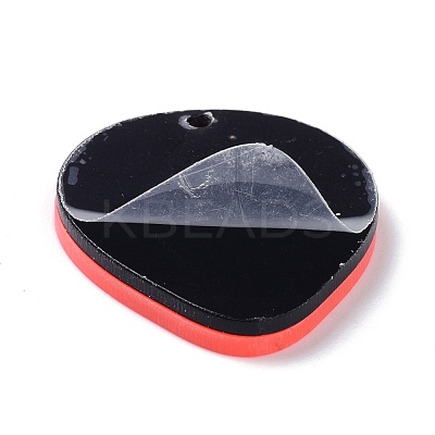 Opaque Acrylic Pendants MACR-P023-01A-1