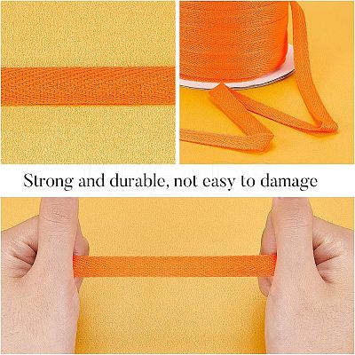 Cotton Twill Tape Ribbons OCOR-WH0058-35Q-1