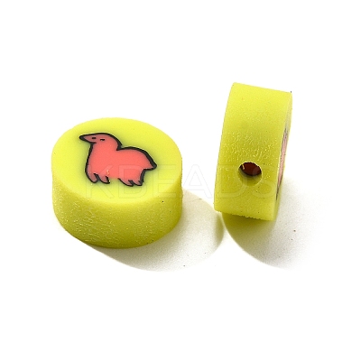 Handmade Polymer Clay Beads CLAY-R006-04-1