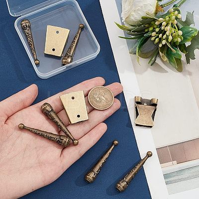 3Pcs Iron Bolo Tie Slide Clasps FIND-ANB0003-18AB-1