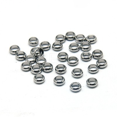 Tarnish Resistant 304 Stainless Steel Beads STAS-E038-5-1