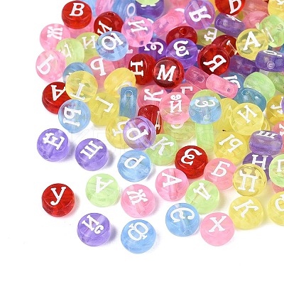 Transparent Acrylic Beads TACR-Q013-08-1