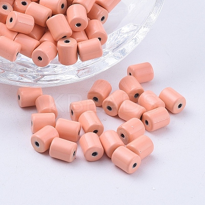 Spray Painted Alloy Beads PALLOY-G268-N02-008-1