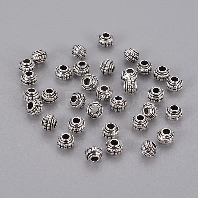 Tibetan Silver Spacer Beads X-AB324-NF-1