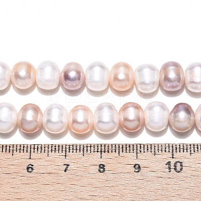 Natural Cultured Freshwater Pearl Beads Strands PEAR-N013-06-A-03-1