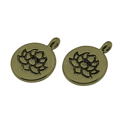 Tibetan Style Alloy Pendants LS-X-TIBE-S301-015AB-NR-1