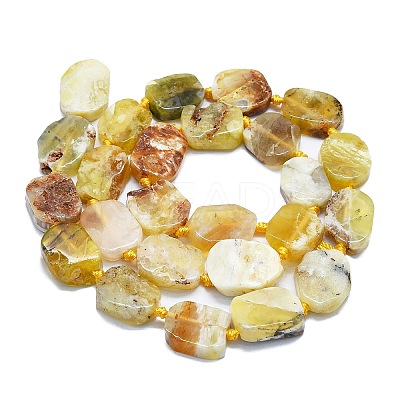 Natural Yellow Opal Beads Strands G-K245-L01-01-1