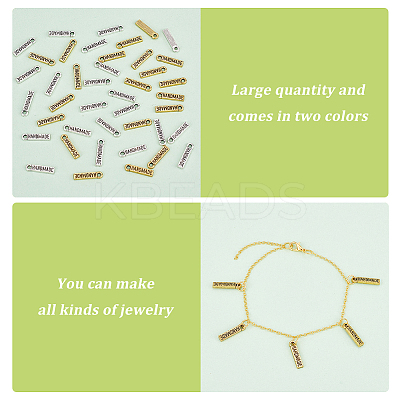160Pcs 2 Colors Alloy Pendants FIND-FG0002-41-1