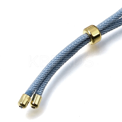 2.5MM Adjustable Braided Nylon Cords Necklace Making FB-CBAA152-02G-33-1