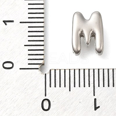 304 Stainless Steel Slide Charms STAS-B075-37P-M-1