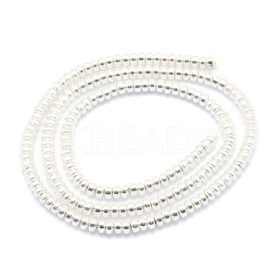 Electroplate Non-magnetic Synthetic Hematite Beads Strands G-L485-04A-S-1