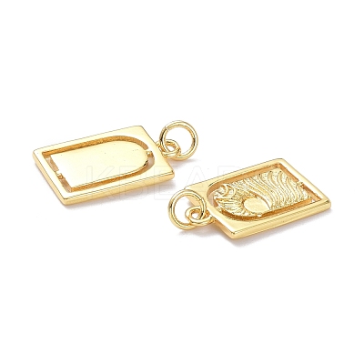 Brass Pendants KK-L206-017G-1