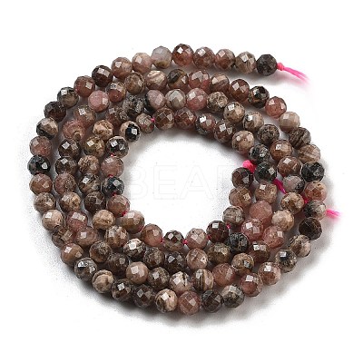 Argentina Natural Rhodonite Beads Strands G-G140-A01-01-1