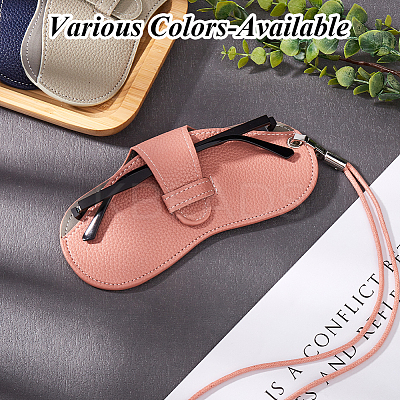 1Pc PU Leather Eyeglasses Strap with Bag AJEW-CN0002-62A-1