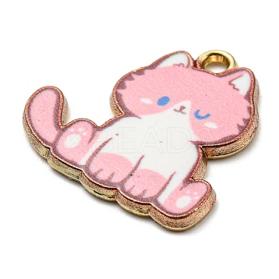 Printed Alloy Pendants ENAM-L042-04G-07-1