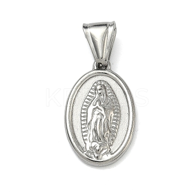 Religious 304 Stainless Steel Pendants STAS-D225-14G-1