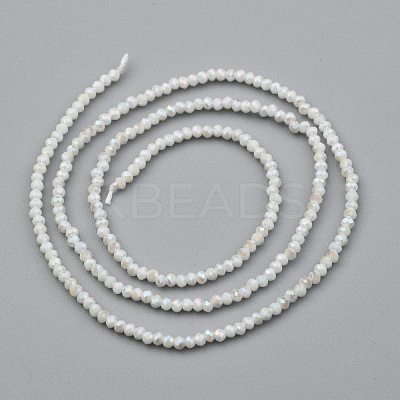 Electroplate Glass Beads Strands X-GLAA-F079-A-AB02-1