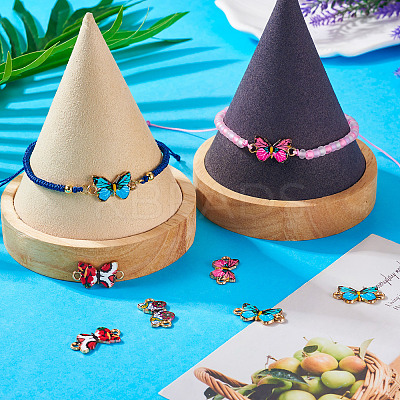 Alloy Enamel Connector Charms FIND-TAC0029-09-1