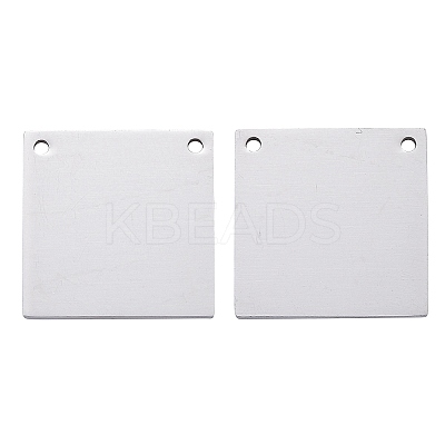 Anti-Tarnish 304 Stainless Steel Stamping Blank Tag Pendants STAS-I311-16B-P-1