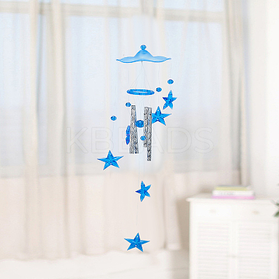 Acrylic Wind Chime HJEW-WH0071-32D-1