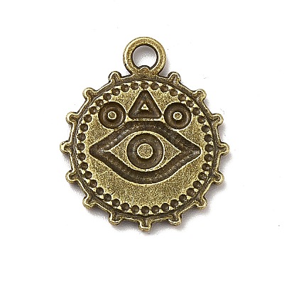Tibetan Style Alloy Pendant Rhinestone Settings PALLOY-M198-22AB-1