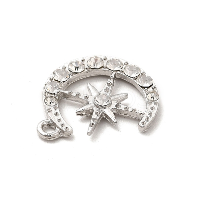 Alloy Crystal Rhinestone Pendants ALRI-K050-08P-1