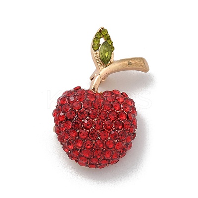 Apple Alloy Brooches JEWB-Q004-05KCG-1