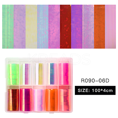 10 Colors Nail Art Transfer Stickers MRMJ-R090-06D-1