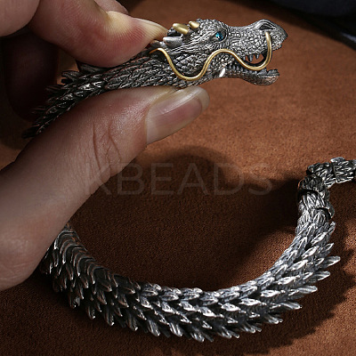 Dragon Brass Cuff Bangles for Men FS-WGEACA2-02-1