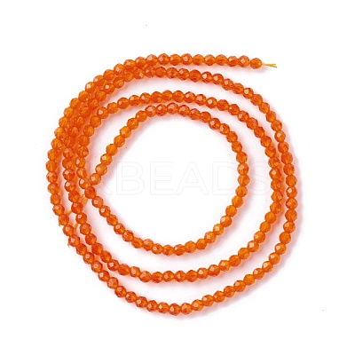Transparent Glass Beads Strands GLAA-C019-01A-14-1