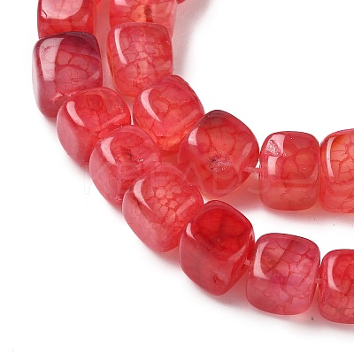 Natural Dragon Veins Agate Beads Strands G-G177-E09-05-1