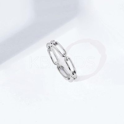 Simple Style 925 Sterling Silver Finger Rings FS-WG80334-01-1
