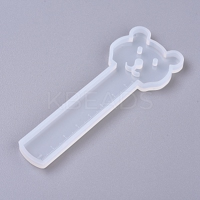 DIY Bear Ruler Silicone Molds DIY-G014-07-1
