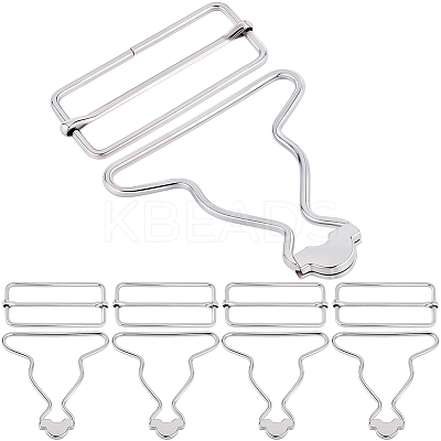 10 Sets Iron Gourd Buckle and In-line Buckle DIY-BBC0002-75A-P-1