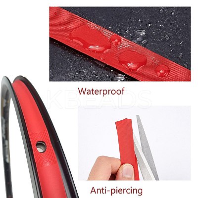 PVC Bicycle Tire Rim Protect Tapes AJEW-GF0001-62-1