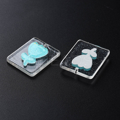 Cellulose Acetate(Resin) Pendants KY-N015-73-1