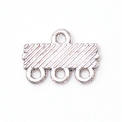 Tibetan Style Zinc Alloy Chandelier Components Links LS-PALLOY-WH0088-15AS-1