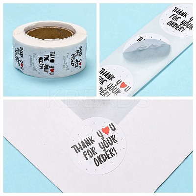 1 Inch Thank You Stickers LS-DIY-G013-A24-1