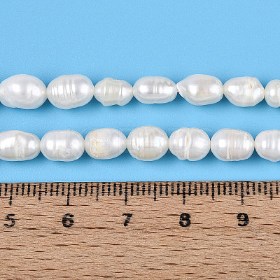 Natural Cultured Freshwater Pearl Beads Strands PEAR-N012-05B-01-1
