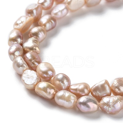 Natural Keshi Pearl Beads Strands PEAR-Z002-26-1