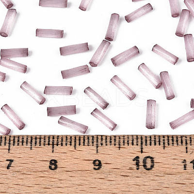 Glass Bugle Beads SEED-N007-28B-1