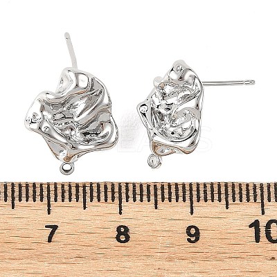 SHEGRACE Brass Stud Earring Findings XGRQ64985-869P-1