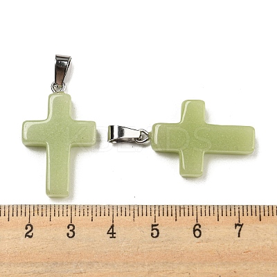 Synthetic Luminous Stone Dyed Pendants G-H308-06P-05-1