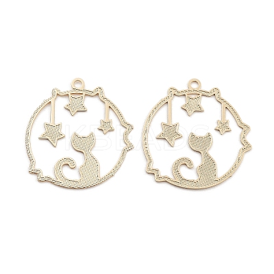 Long-Lasting Plated Brass Pendants KK-K336-50KCG-1