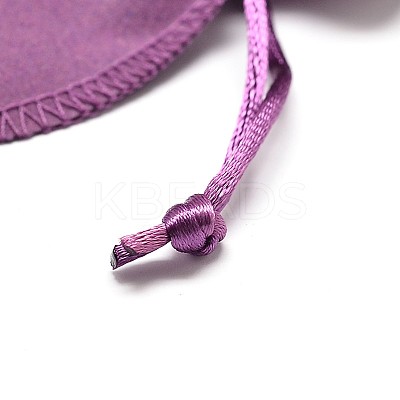 Velvet Bags Drawstring Jewelry Pouches TP-O002-C-02-1