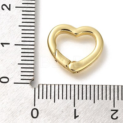 Rack Plating Ring Brass Spring Gate Rings KK-Z086-54G-02-1