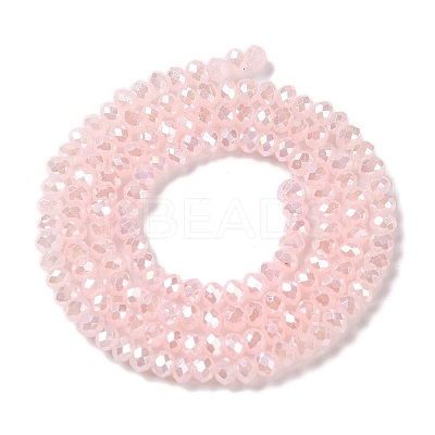 Baking Electroplate Glass Beads Strands DGLA-A039-J2MM-B14-1
