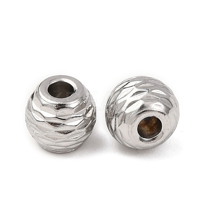 304 Stainless Steel Beads STAS-I358-04P-1